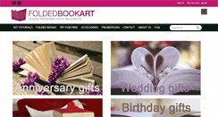 Desktop Screenshot of foldedbookart.com